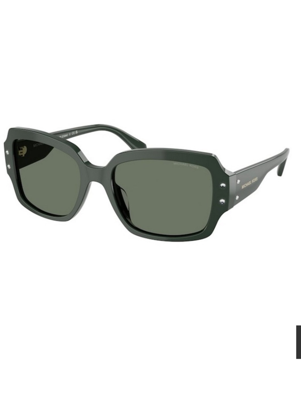Michael Kors Olive Green Square Women's Sunglasses new limited viral - Picture 1 of 3